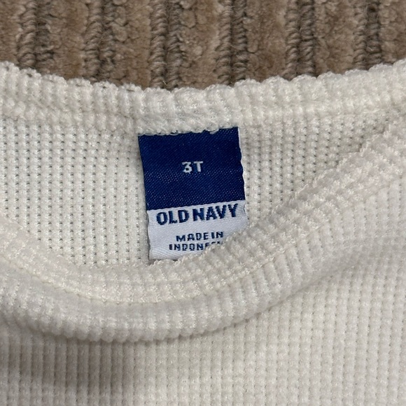 Old Navy White Knit Long Sleeve Top - Picture 2 of 5